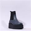 Marco Moreo Vale Stretch Toe Cap Boot - Navy Leather